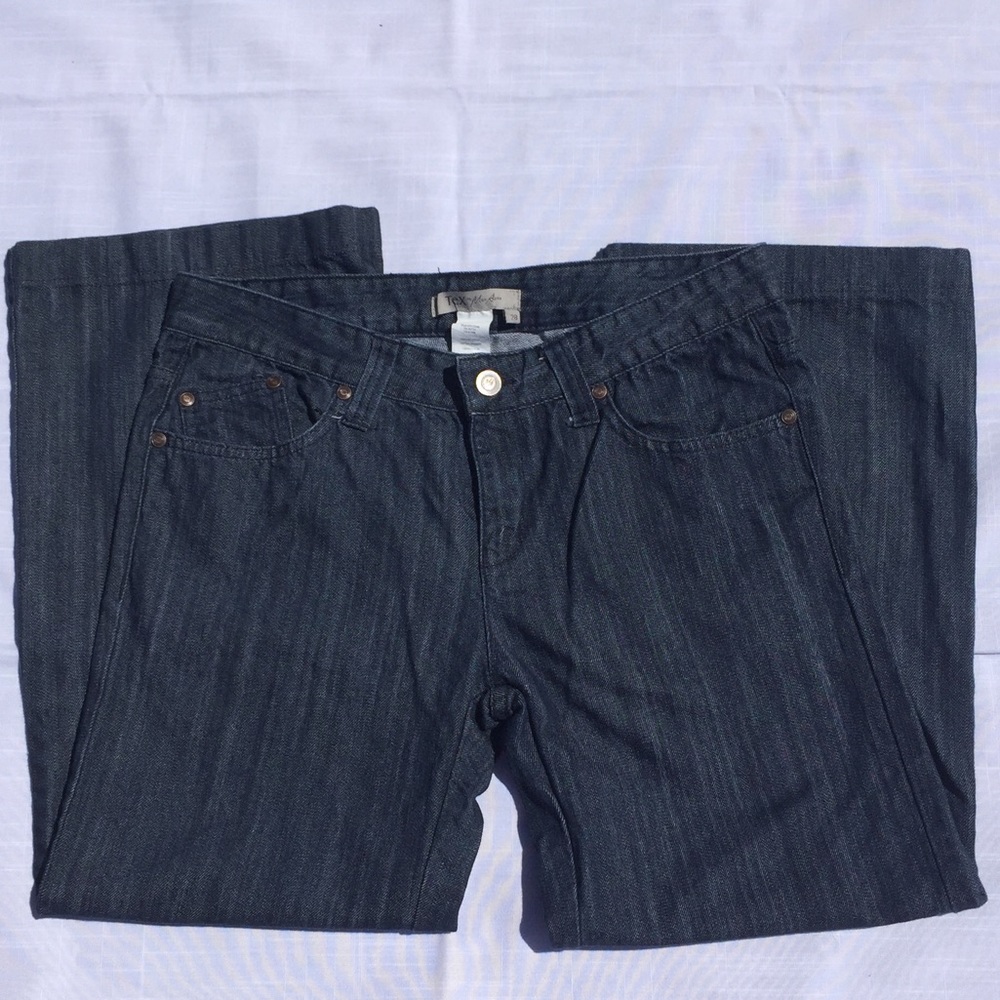 EUC Tex by Max Azria 5 pocket dark wash jeans 28